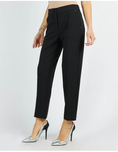 PANTALON CHINO EN CADY BRODE'