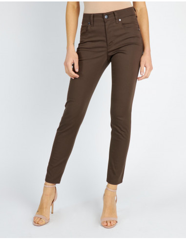 HIGH-WAISTED SKINNY JEANS