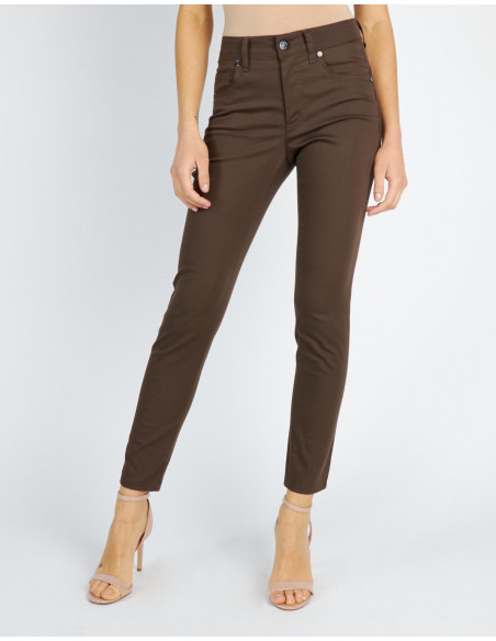 HIGH-WAISTED SKINNY JEANS