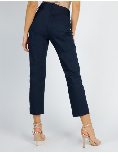 HIGH-WAISTED STRAIGHT JEANS