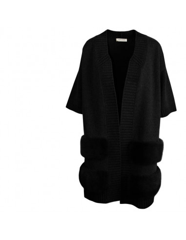 CARDIGAN AVEC VISON