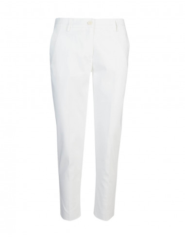 CROPPED, LOW-WAISTED PANTS