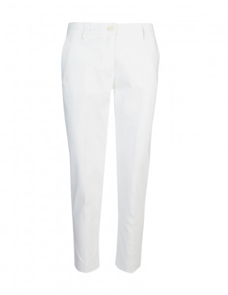 CROPPED, LOW-WAISTED PANTS