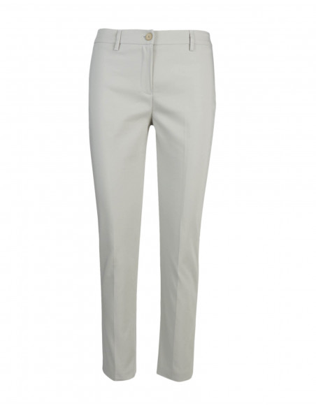 PANTALON CIGARETTE EN TISSU TECHNIQUE
