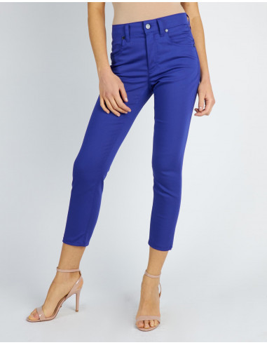 HIGH-WAISTED CROPPED JEANS