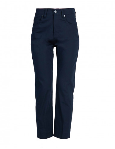 HIGH-WAISTED STRAIGHT JEANS