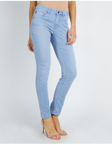 REGULAR-WAISTED SKINNY JEANS