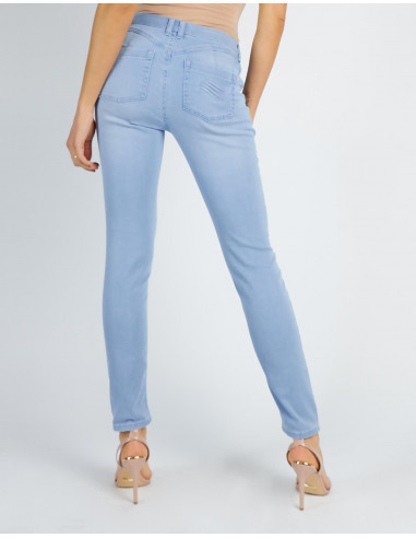 REGULAR-WAISTED SKINNY JEANS