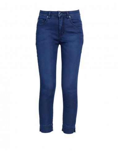 HIGH-WAISTED CROPPED JEANS