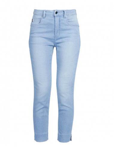 HIGH-WAISTED CROPPED JEANS