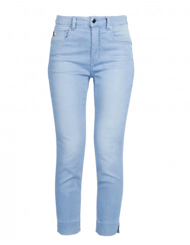 HIGH-WAISTED CROPPED JEANS