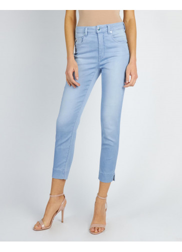 HIGH-WAISTED CROPPED JEANS 2