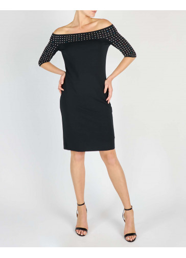 STUDDED DRESS WITH RHINESTONES 2