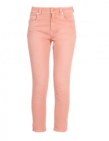 JEANS CROPPED VITA ALTA