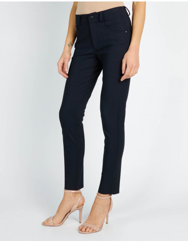 JEANS SKINNY VITA ALTA IN TESSUTO TECNICO