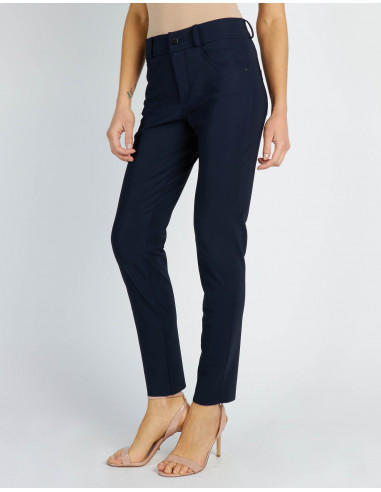 JEANS SKINNY VITA ALTA IN TESSUTO TECNICO
