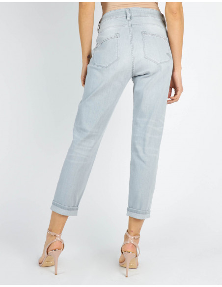 JEANS BOYFRIEND RICAMATO