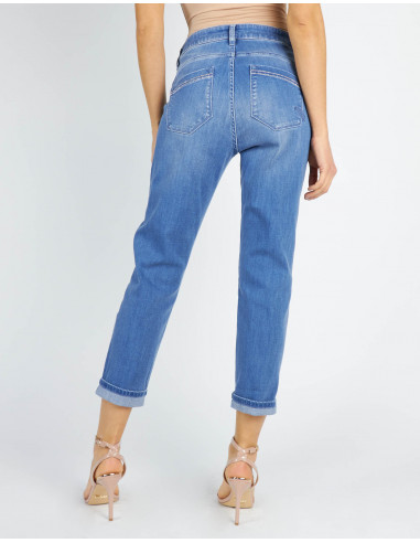 JEANS BOYFRIEND RICAMATO