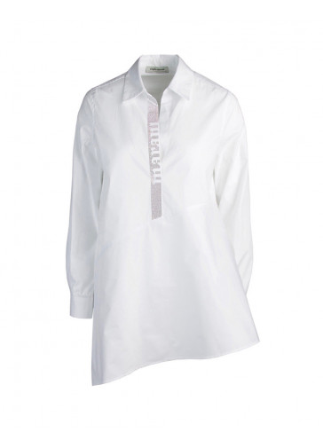 CHEMISE AMPLE ASYMETRIQUE BRODEE 2