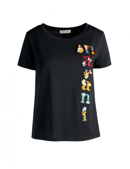T-SHIRT CON LETTERING