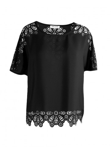 BLUSA CON BORDI A LASER