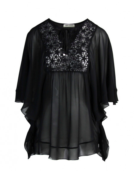 CAFTAN BRODE' AVEC ETOILES