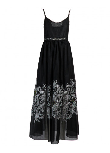 EMBROIDERED LONG DRESS