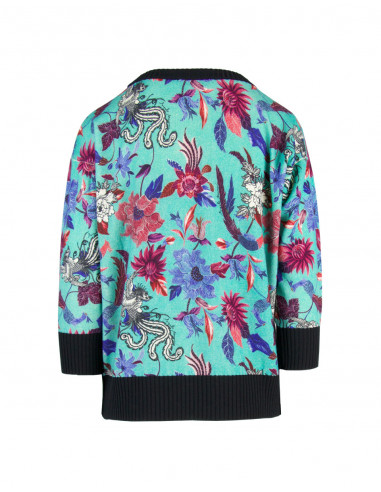 PULL MANCHES LONGUES AVEC FLEURS