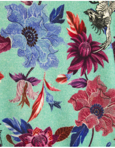 PULL MANCHES LONGUES AVEC FLEURS
