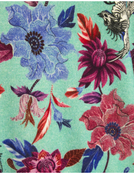 PULL MANCHES LONGUES AVEC FLEURS