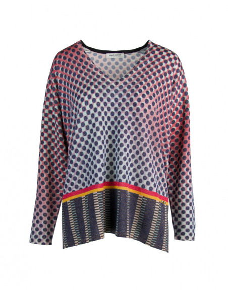PULL LUREX COL EN V A' POIS