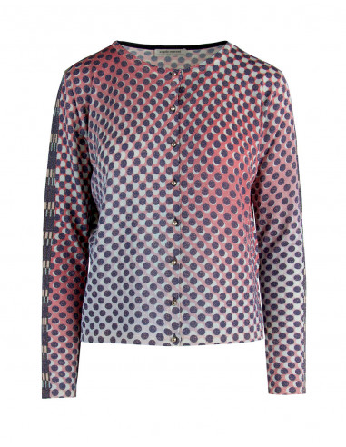 VESTE RAS-DU-COU A' POIS