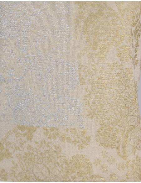 MAGLIA M/C LUREX ST BROCCATO LAMINATO