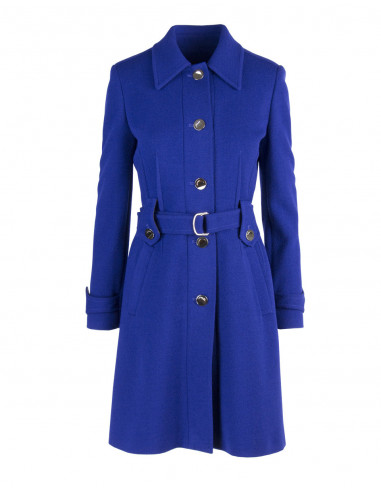 KNITTED TRENCH COAT IN MILANO STITCH