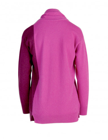PULL COL EN V AVEC PETITE ECHARPE