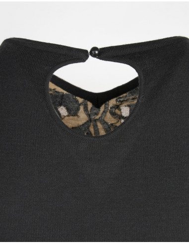 PULL AU RUBAN ANIMALIER