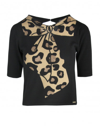 PULL AU RUBAN ANIMALIER
