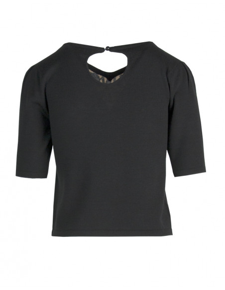 PULL AU RUBAN ANIMALIER