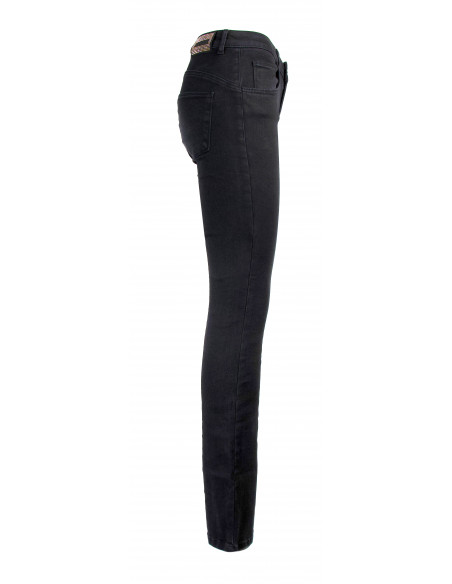 HIGH- WAISTED TUBE JEANS