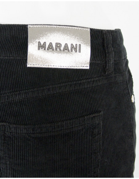 DYED, VELVET,  HIGH-WAISTED FLARED TROUSERS
