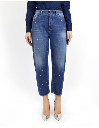JEAN BOYFRIEND AVEC MICRO CLOUS