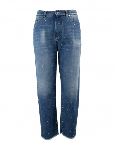 JEAN BOYFRIEND AVEC MICRO CLOUS