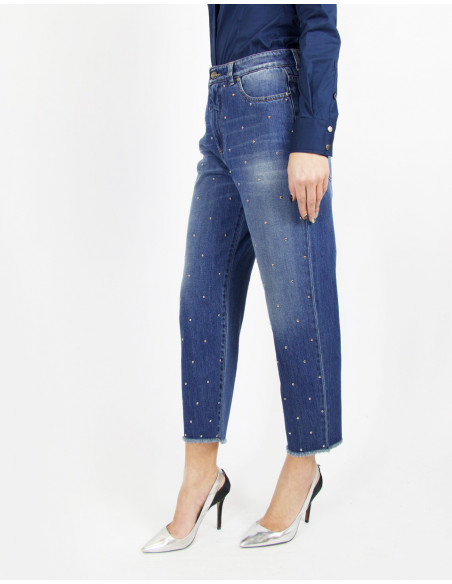 JEAN BOYFRIEND AVEC MICRO CLOUS