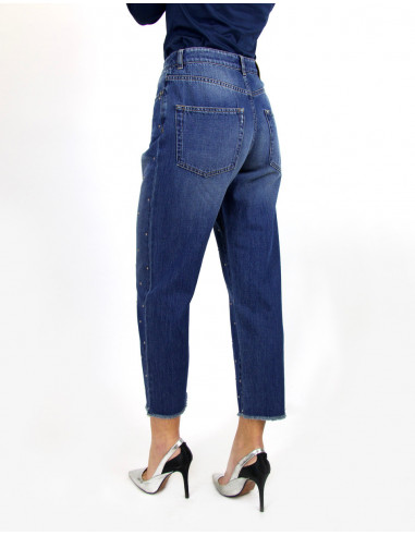 JEAN BOYFRIEND AVEC MICRO CLOUS