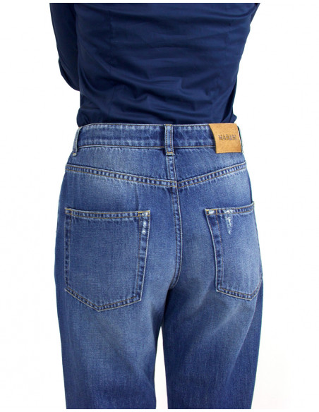 JEAN BOYFRIEND AVEC MICRO CLOUS