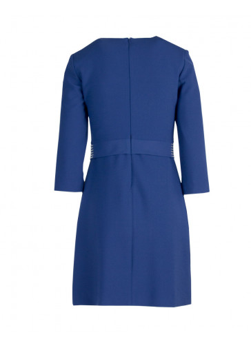 DRESS WITH RHINESTONE-COATED FLAPS 2