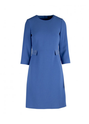 DRESS WITH RHINESTONE-COATED FLAPS 2