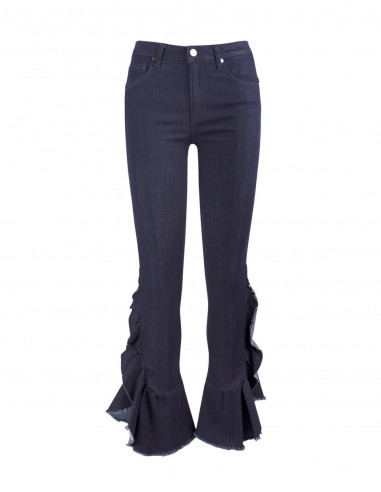 PANTALONE CON ROUCHES SUL FONDO