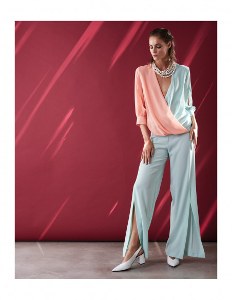 BLUSA INCROCIATA ST FIORI ROMANTICI
