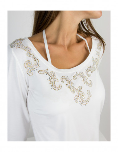 T-SHIRT SC. MADONNA M 3/4 T.U. CON VOLUTE